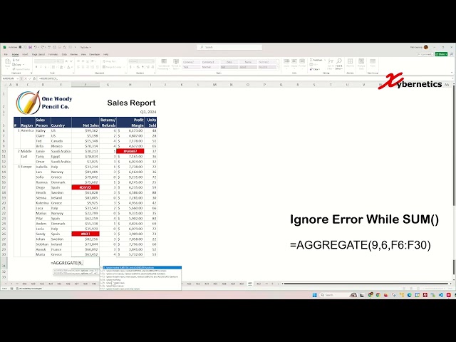 Ignore Div 0 in Excel formula - #excel #tips and #tricks
