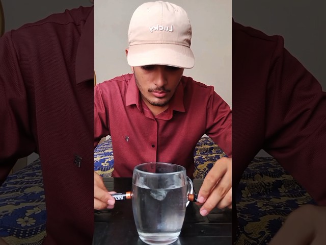 Water Tornado 🌪️ with Battery 😳 #shorts