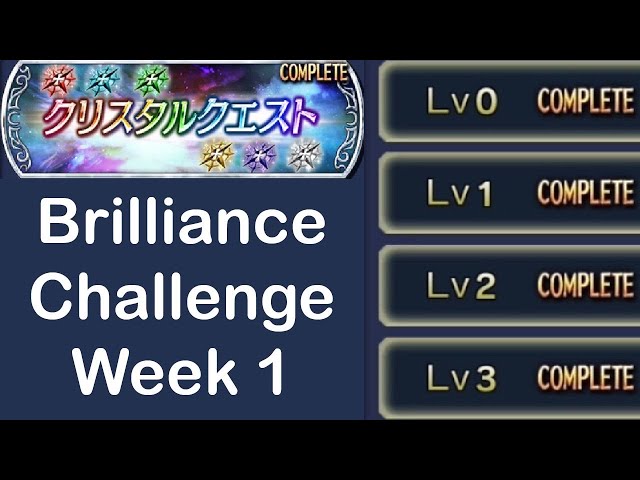 DFFOO(JP) - A New Weekly Challenge | Brilliance Event #1