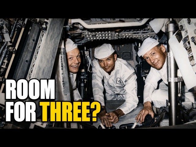 How Much Room Did Three Astronauts Have Inside the Command Module?