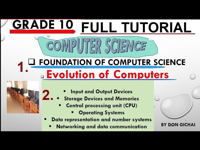 GRADE 10 - COMPUTER SCIENCE  | TERM 1 WORK  | FULL  TUTORIAL ✅