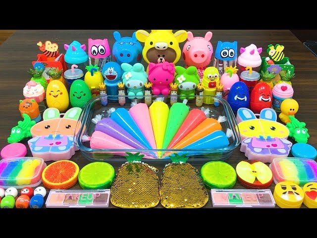 Mixing Random Things into Slime !!! Slimesmoothie Relaxing Satisfying Slime Videos #11