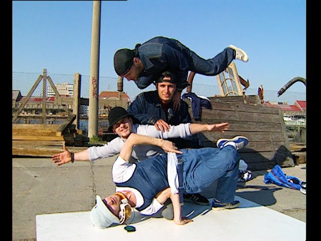 Exquisite breakdance session feat. Nils "Storm" Robitzky with b-boy crew Flying Steps, Berlin 1996