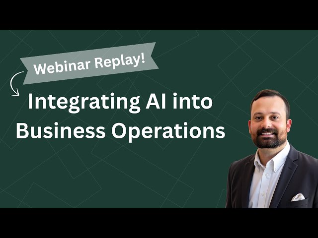 How to Integrate AI Into Your Business Operations!