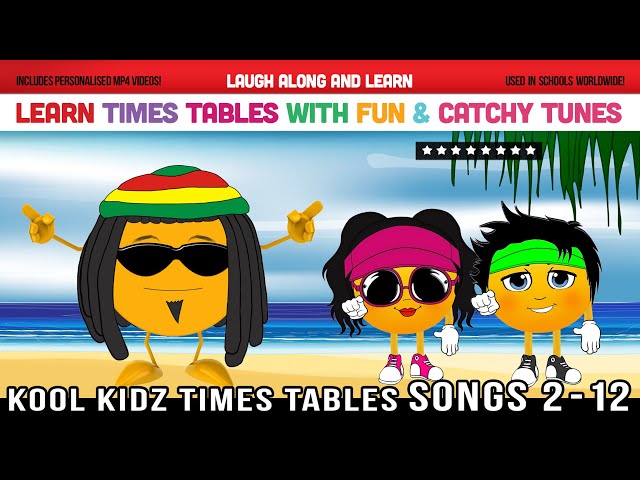 Times Tables Songs 2 to 12 (Kool Kidz) Learn with Fun & Catchy Tunes!