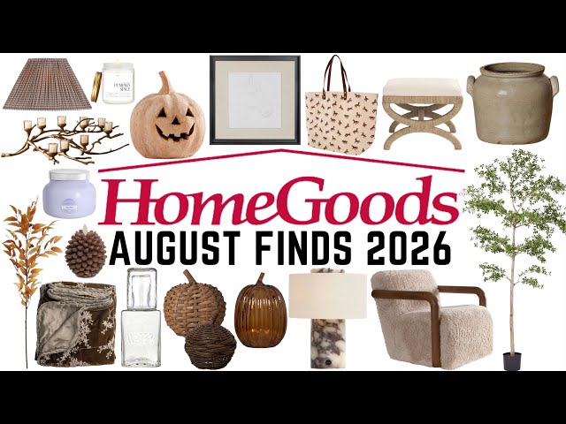 HOMEGOODS BEST OF MONTH OF AUGUST || HALLOWEEN DECOR || LOOKS FOR LESS || 2026