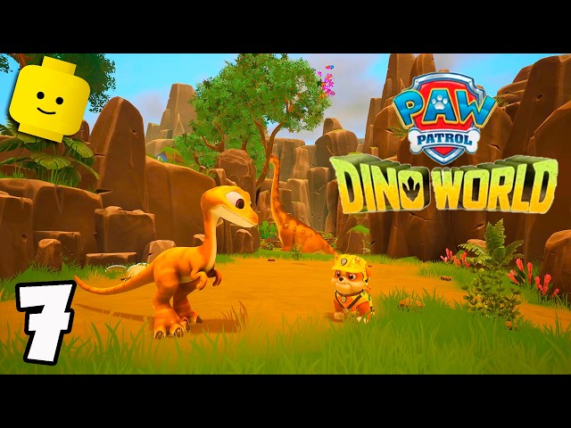 PAW Patrol Dino World Videogame Episode 7: The Volcano | US English | PC Gameplay