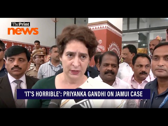 'It's horrible, no point in talking about big schemes & programs': Priyanka Gandhi on Jamui case