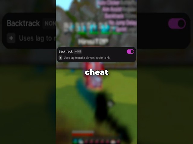 OP Backtrack Cheat #slinky #hypixel #minecraft