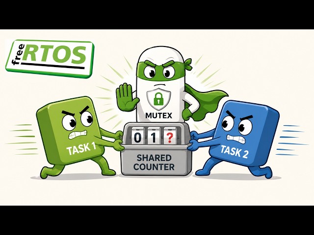 FreeRTOS Mutex Explained Simply: Never Deal With Race Conditions Again