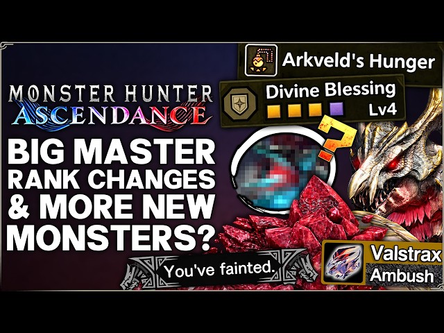 Monster Hunter Wilds Ascendance - More New Monsters & BIG Endgame Reveals - Best Master Rank So Far?