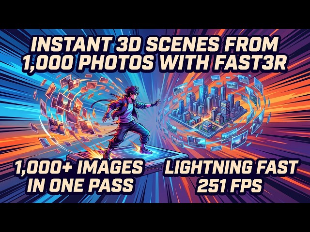 Instant 3D Scenes from 1,000 Photos with Fast3R