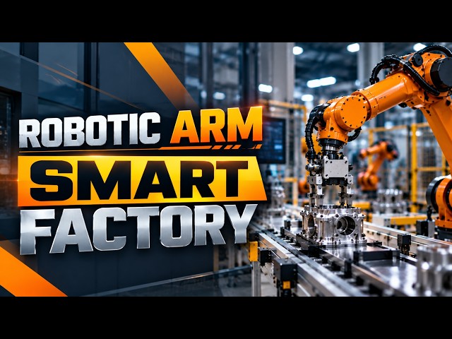 Robotic Arm Smart Factory PowerPoint Presentation | Industrial Automation