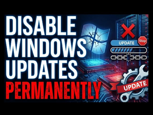How to disable Windows updates PERMANENTLY - Windows 11/10