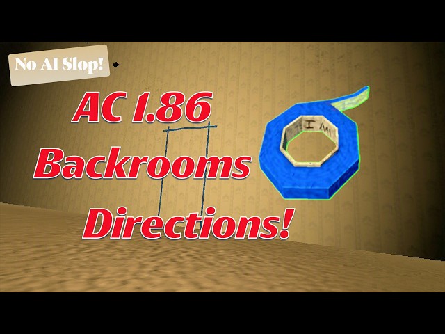 BACKROOMS BLUE TAPE Location in AC 1.86 || Animal Company VR