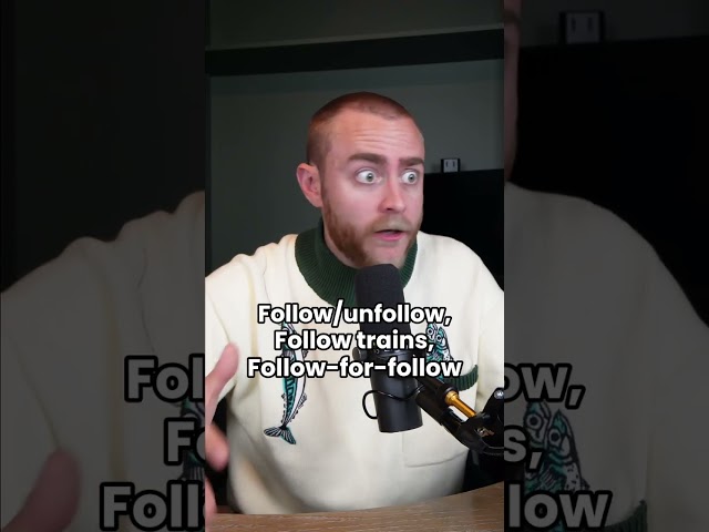 NO MORE FOLLOW/UNFOLLOW, FOLLOW TRAINS, or FOLLOW-FOR-FOLLOW!!