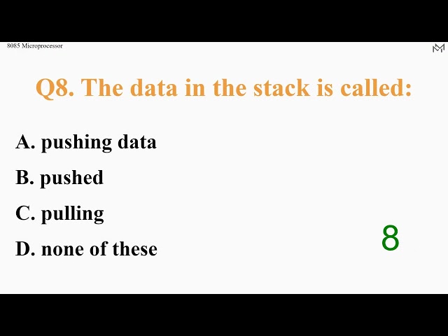 8085 Microprocessor important questions for exams