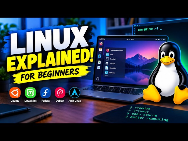 Linux Operating System Explained for Beginners | What Is Linux & How Does It Work?