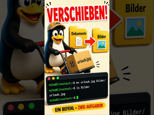 Dateien verschieben in Sekunden 📄➡️📂