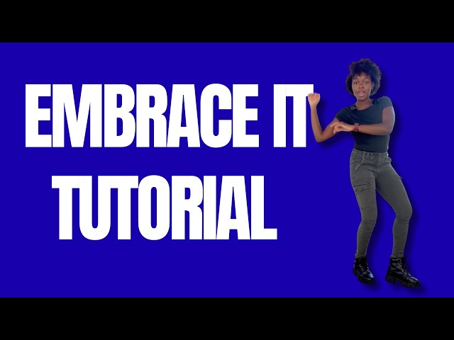 Embrace It (MIRRORED DANCE TUTORIAL) *beginner friendly