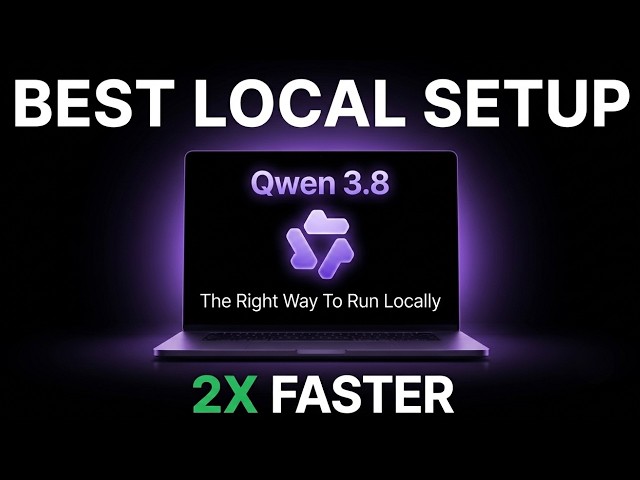 Qwen 3 8 27B — The Right Way to Run It Locally