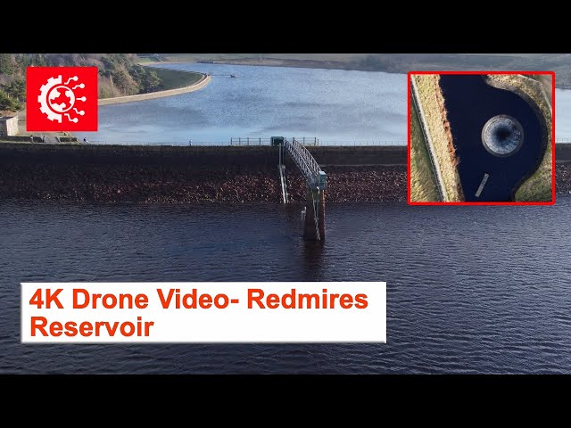 DJI Mini 2 4K Drone Flight: Redmires Reservoir