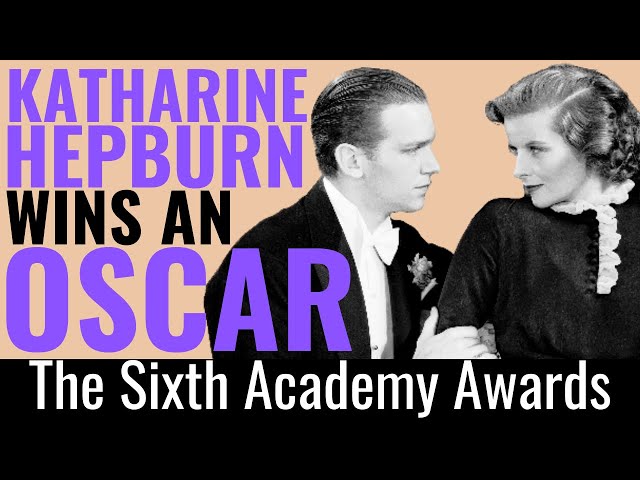Katharine Hepburn Wins Her First Academy Award | Oscars 1934