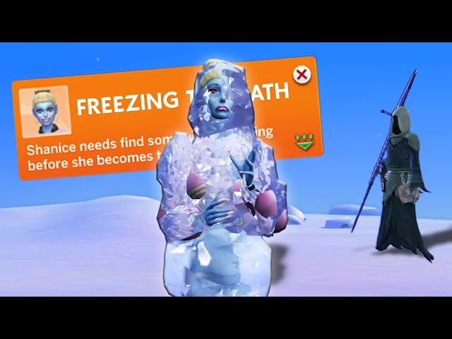 Can my sim survive stranded on Mt. Komorebi?