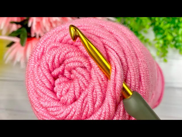 JUST 1 ROW! Look at This BEAUTIFUL Crochet Pattern! So Cute and Easy Crochet Stitch for Beginners