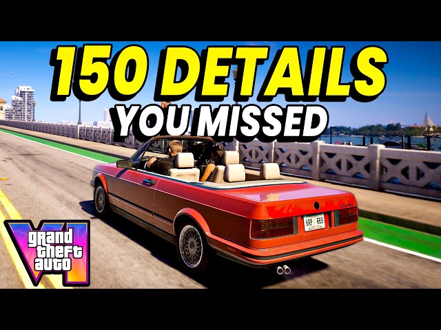 150 RARE Details You Missed in the GTA 6 Gameplay