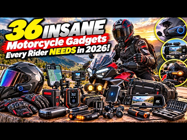 36 INSANE Motorcycle Gadgets Every Rider NEEDS in 2026!