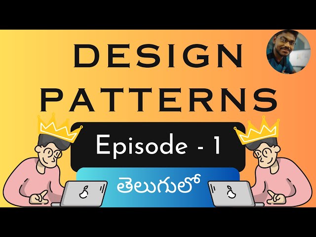 🚀Design Patterns - Episode 1 | First Steps in Software Design | #venkateshmogili #webguru