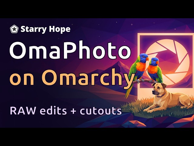 OmaPhoto on Omarchy: A New Photo Editor with Layers