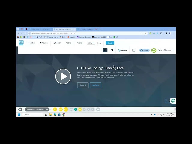 CodeHS Programming with Karel Unit 6 - Control Structures & Ultra Karel