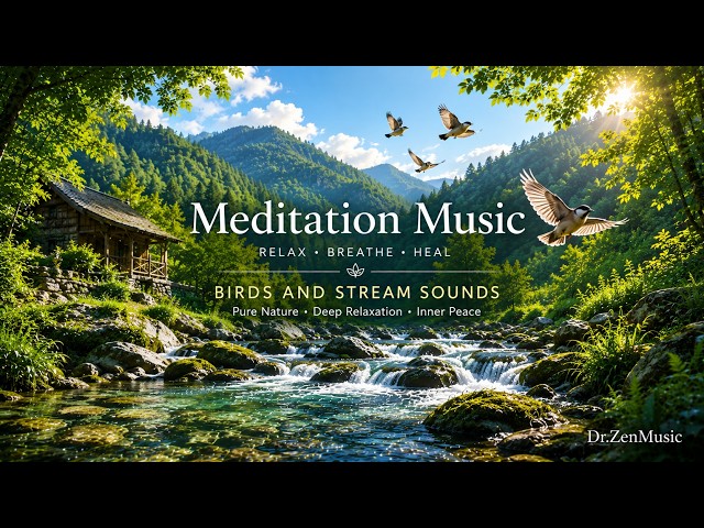 Deep Sleep in the Forest 🌿 Gentle Water & Birds Singing for Inner Peace