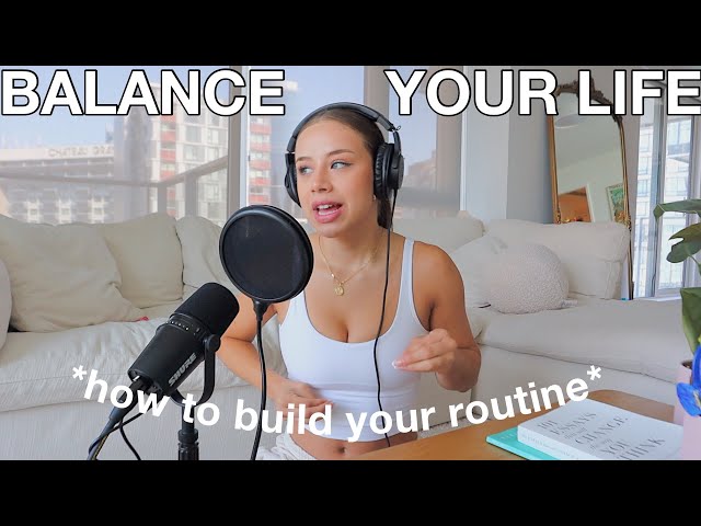 HOW TO BUILD A ROUTINE & STAY CONSISTENT | staying productive while balancing a fun life!