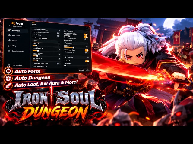 Iron Soul: Dungeon Script — Auto Farm, Auto Dungeon, Auto Forge, Auto Upgrade & More! (PC/MOBILE)