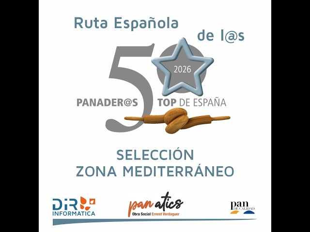 MEJORES PANADER@S SELECCIONADOS DE LA ZONA MEDITERRÁNEO 2026. 1080x1080
