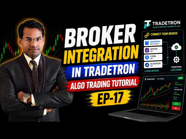 EP-17 | How to Connect Your Broker in Tradetron | Algo Trading Tutorial (Step-by-Step)