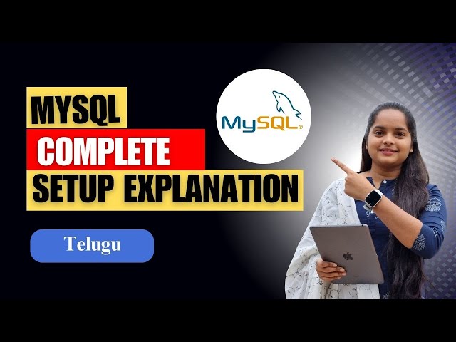 MySQL Installation | MySQL Setup in Telugu | MySQL Installation in Telugu