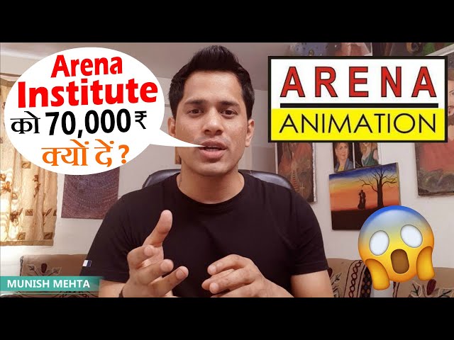 Arena Institute Graphic Designer Course Ke nam Pe 70,000 Le Raha Hai 😱| 2D Animation | Munish Mehta