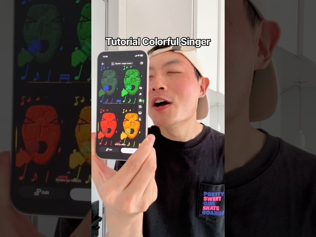 Tutorial Colorful Singer 🍪🎤👉 #funny #shorts #fyp #trending #viral
