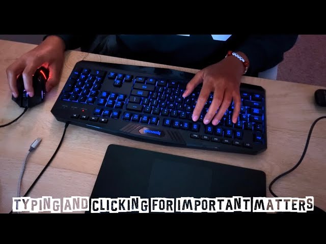 Unintentional ASMR | Keyboard Typing & Mouse Clicking