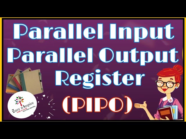 Shift Registers | Parallel In & Parallel Out (PIPO)