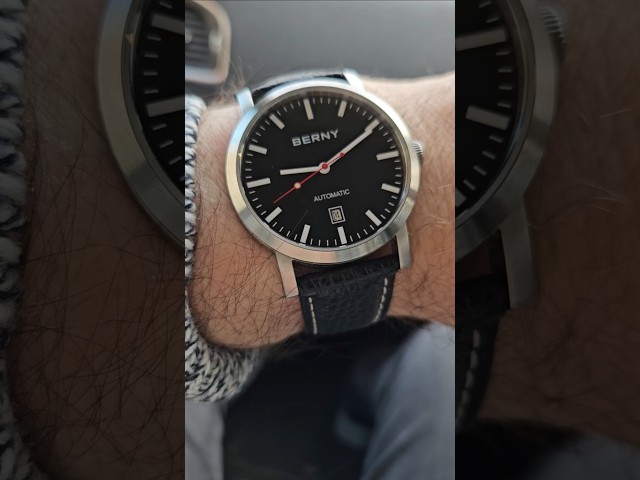 Benny Automatic Swiss Railway style Watch