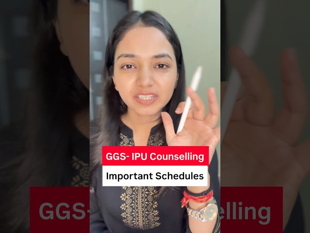 🚨GGS-IPU Delhi Counselling - Bsc Nursing , BAMS, BHMS - Schedules Out