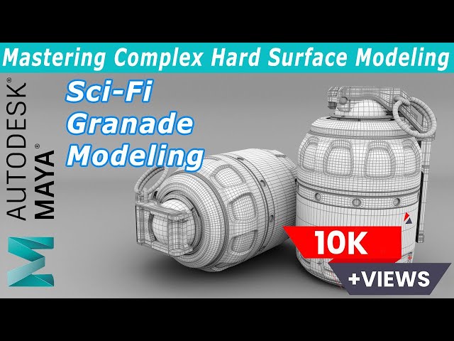 Mastering Complex Hard Surface Modeling in Autodesk Maya | Step-by-Step Tutorial 🔥#autodeskmaya