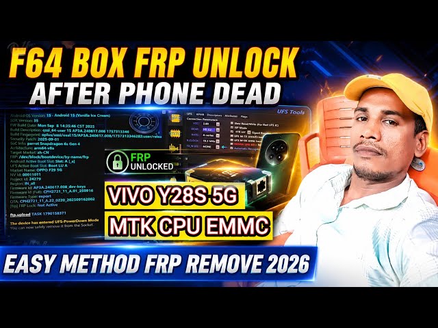 Frp unlock after phone dead / vivo y28s 5g / trending topic / vivo frp bypass android 15 save method