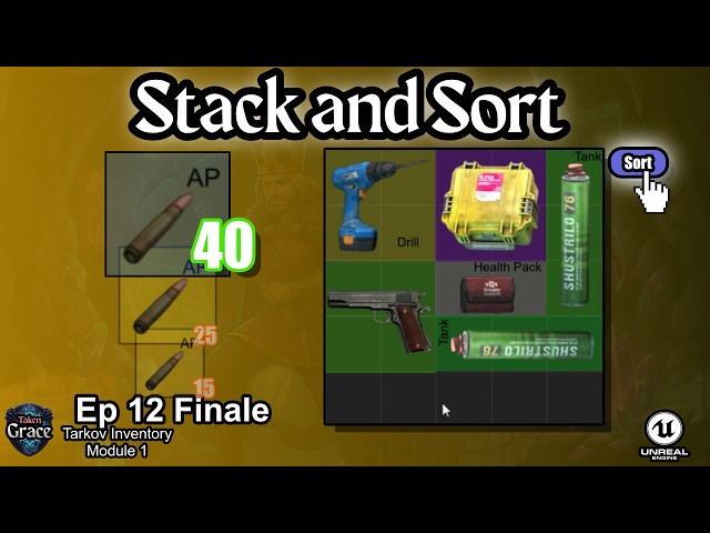 Item Stacking & Auto Sort Module 1 Finale Ep 12