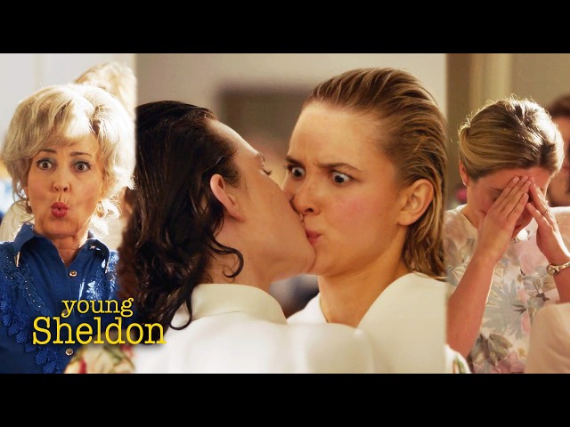 Georgie Gets Baptized To Kiss a Girl | Young Sheldon